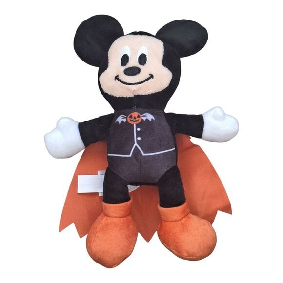 Disney Baby Halloween Mickey Mouse Dracula Cape Plush 8" Stuffed Animal Toy 2022 - Picture 1 of 11